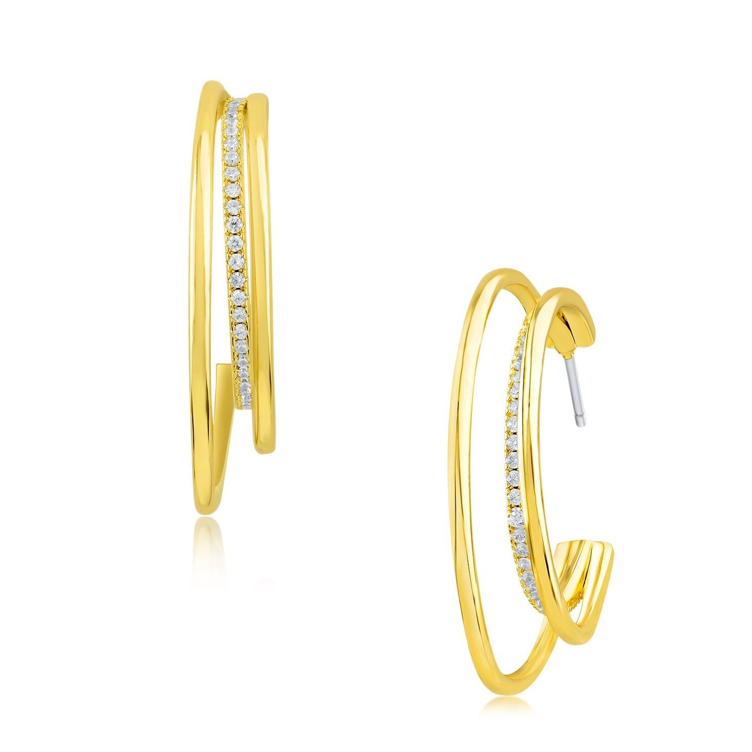 Triple Hoop Earrings