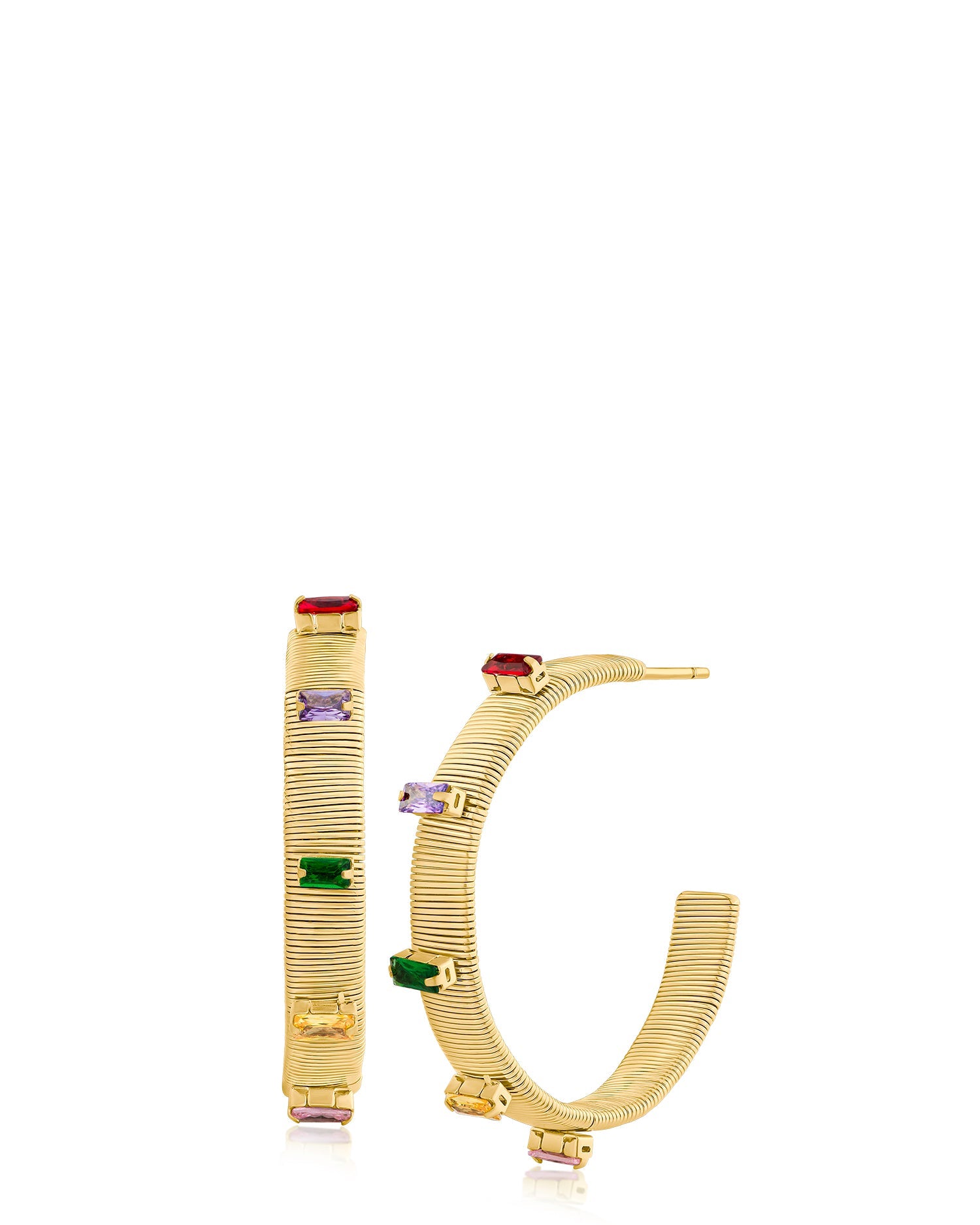 Cobra Hoop Earrings