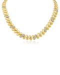 Pave Alternating Chain Link