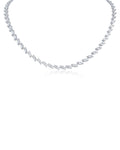 Marquise CZ Tennis Necklace