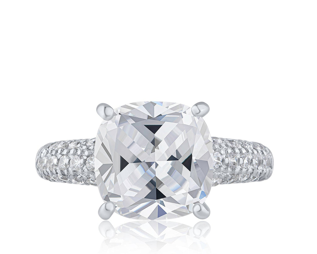 Cushion CZ ring