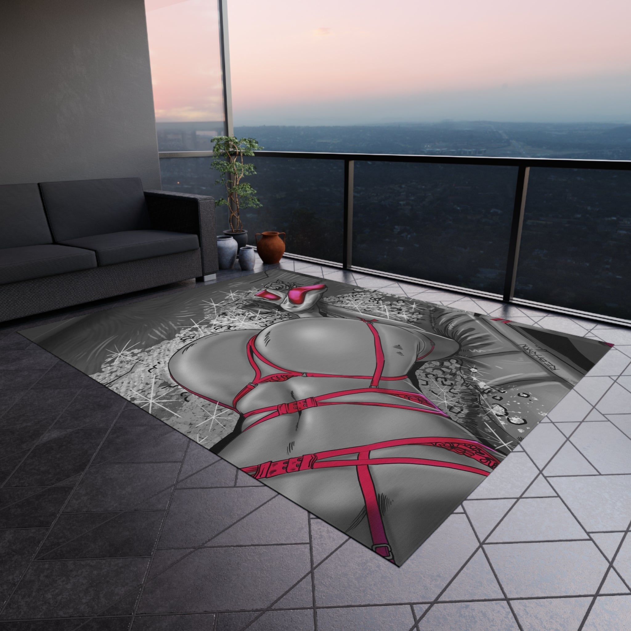 Bad & Boujie Monochrome Sensual Rug