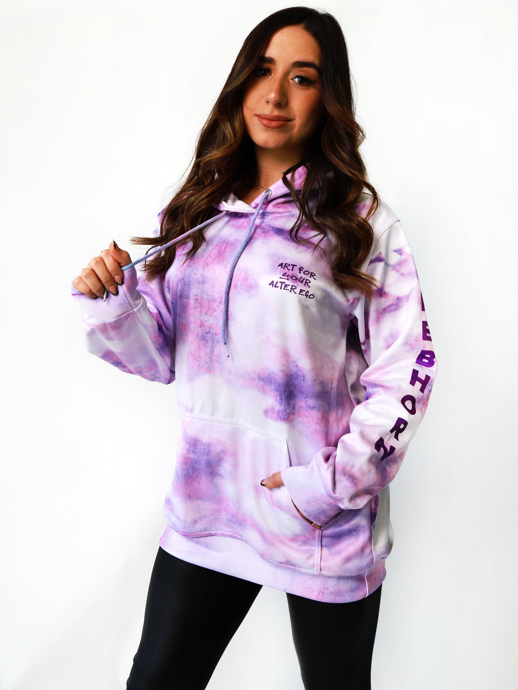 Claw Your Way Up Tie-Dye Pull-Over Hoodies
