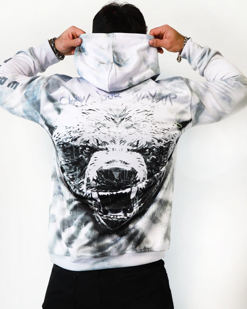 Claw Your Way Up Tie-Dye Pull-Over Hoodies