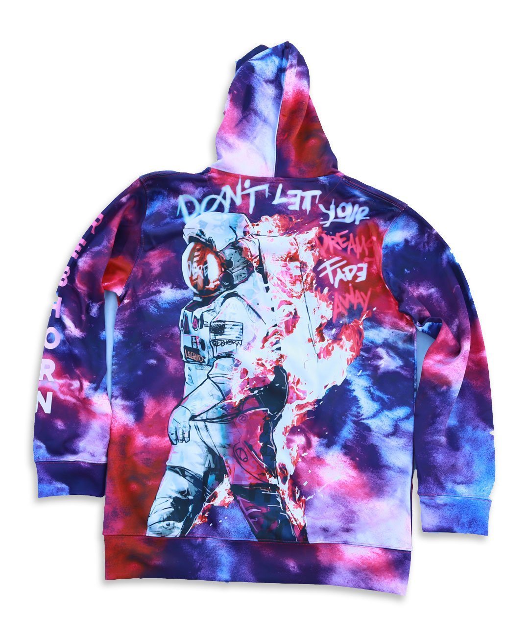 Don't Let Your Dreams Fade Away Tie-Dye Pull-Over Hoodies