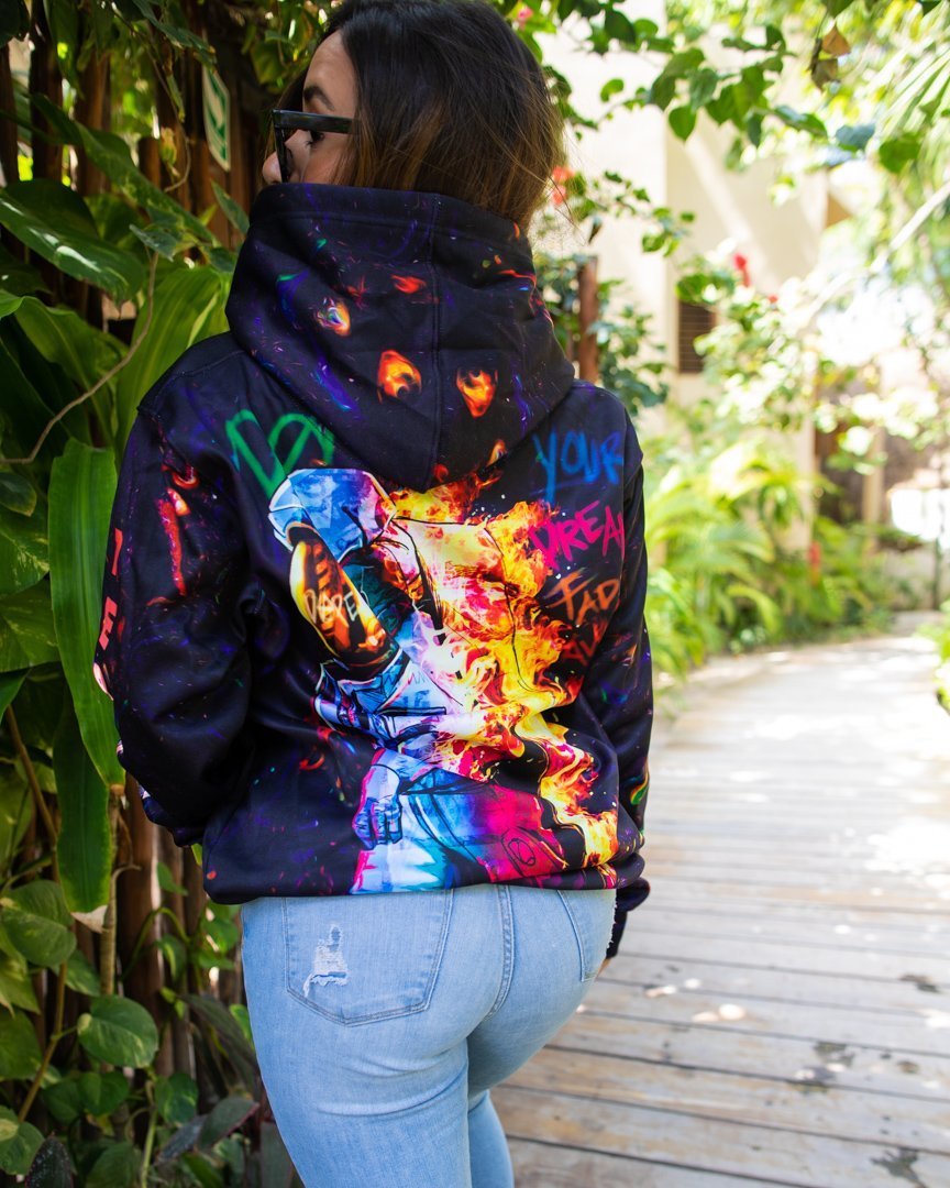 Don't Let Your Dreams Fade Away Tie-Dye Pull-Over Hoodies