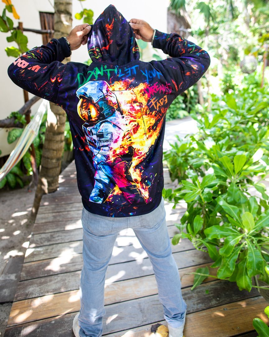 Don't Let Your Dreams Fade Away Unisex Tie-Dye Pull-Over Hoodies