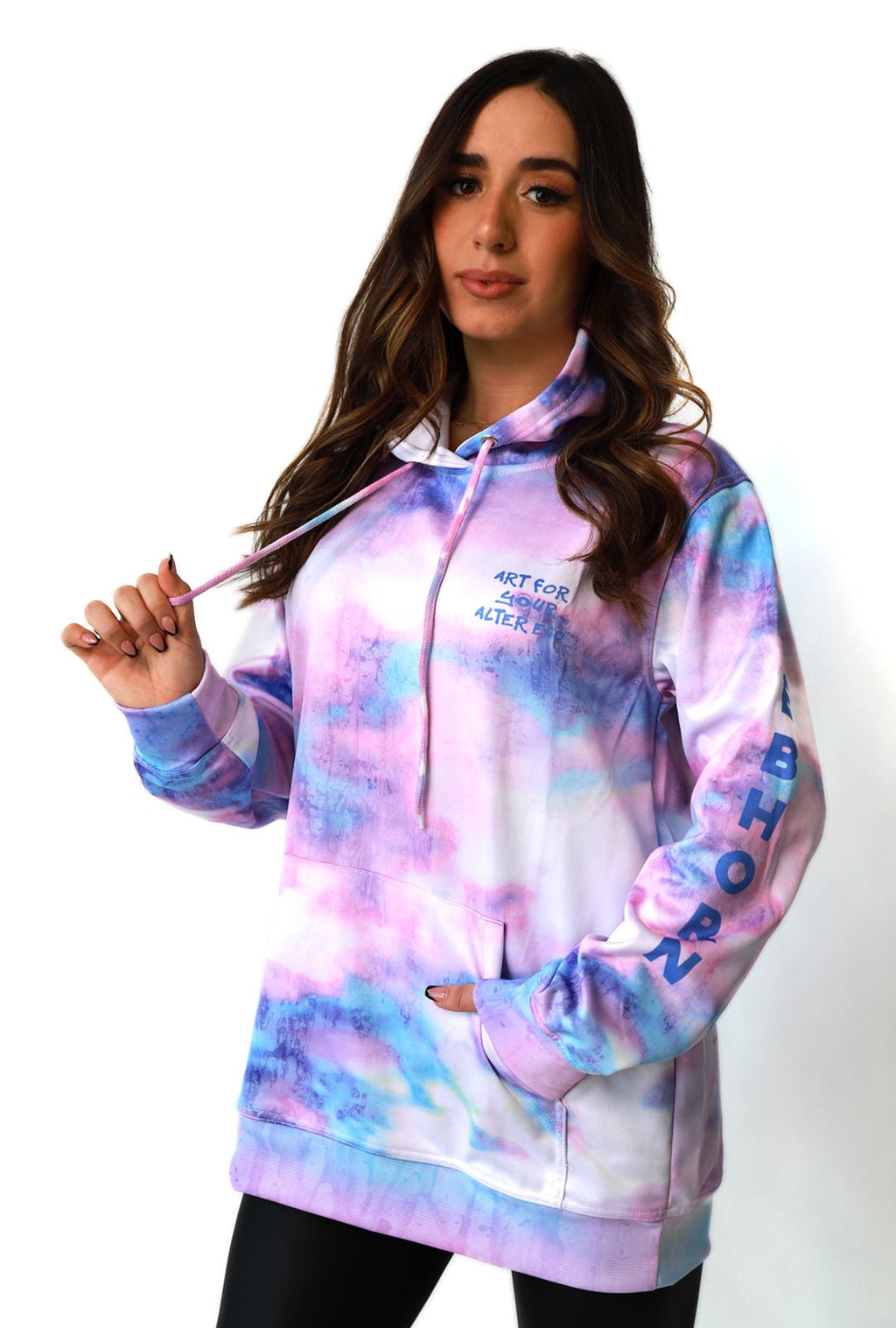 Lead The Pack Tie-Dye Pull-Over Hoodies