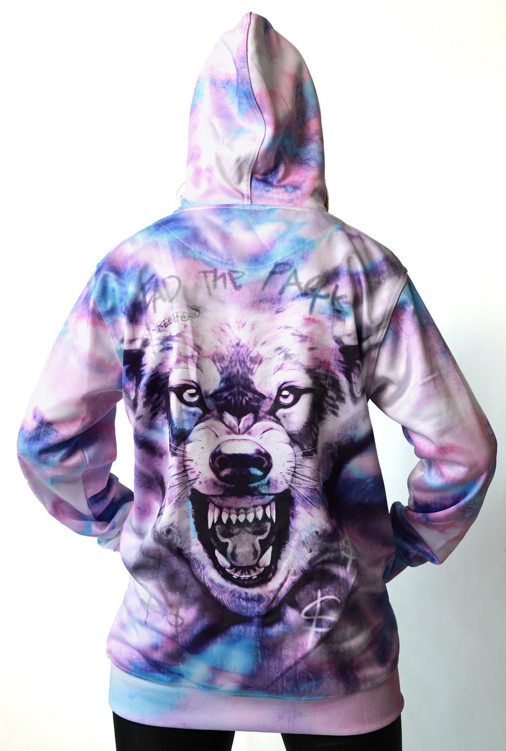 Lead The Pack Tie-Dye Pull-Over Hoodies