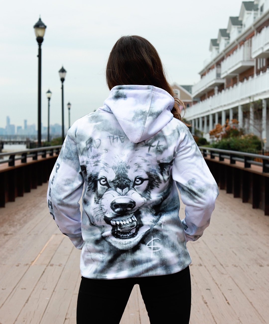 Lead The Pack Tie-Dye Pull-Over Hoodies