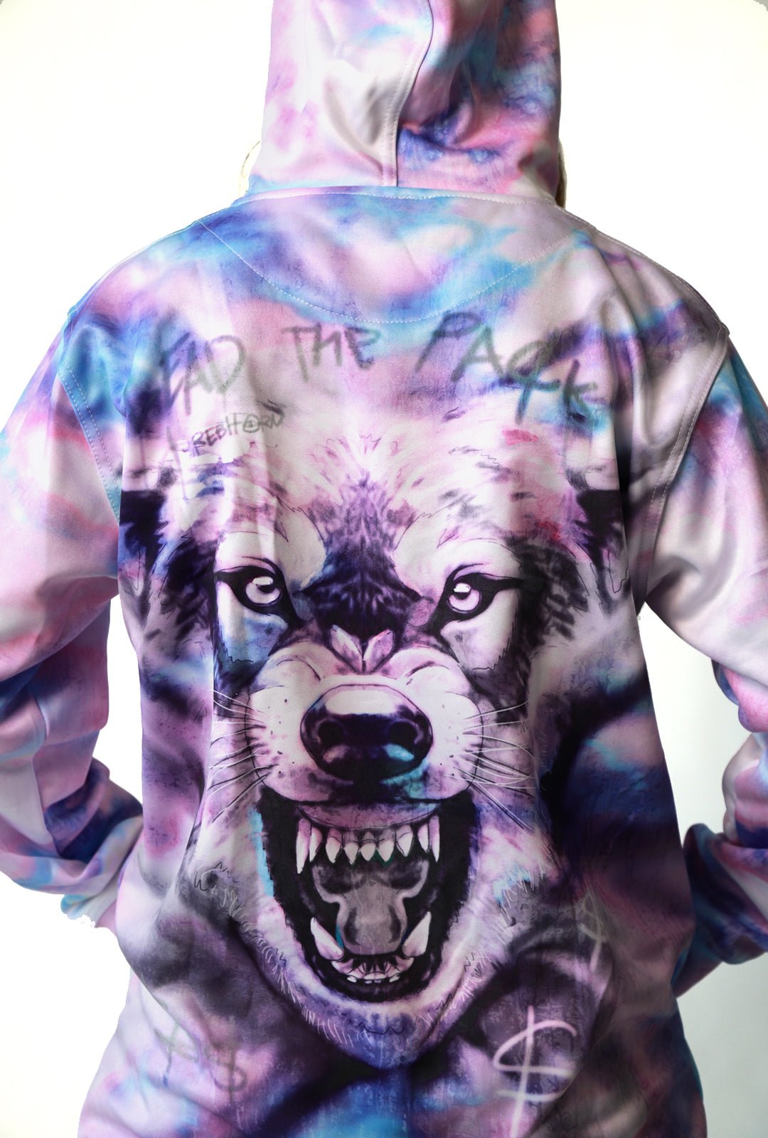 Lead The Pack Tie-Dye Pull-Over Hoodies