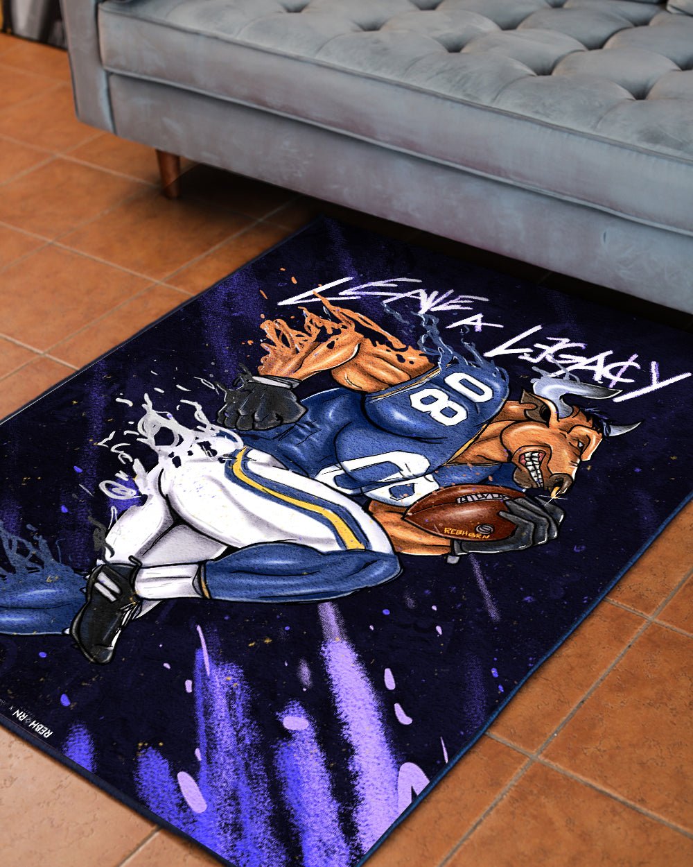 LEAVE A LEGACY (FOOTBALL EDITION) RUG