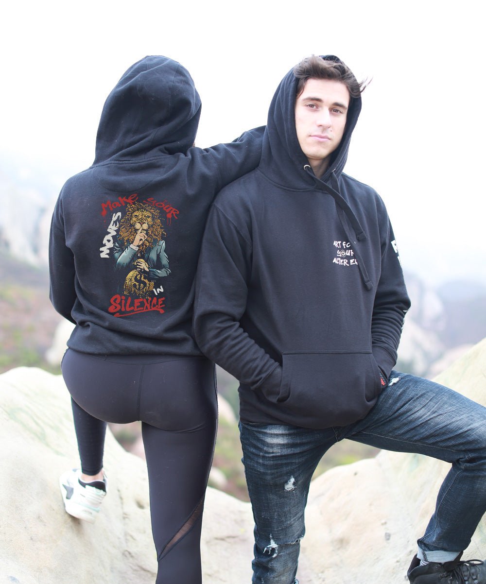 Make Your Moves in Silence Premium Unisex Hoodie