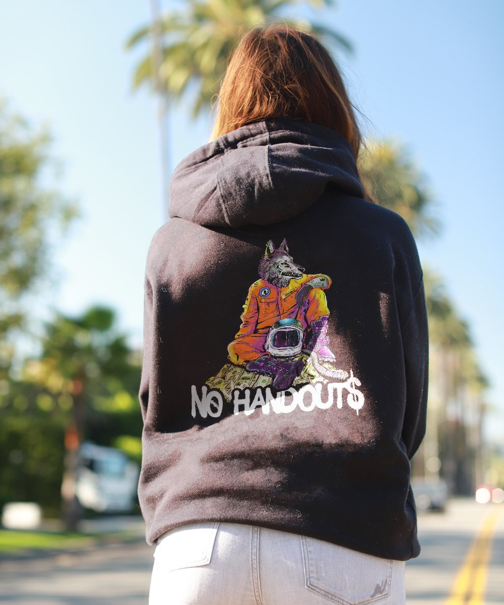No Handouts Premium Unisex Hoodie