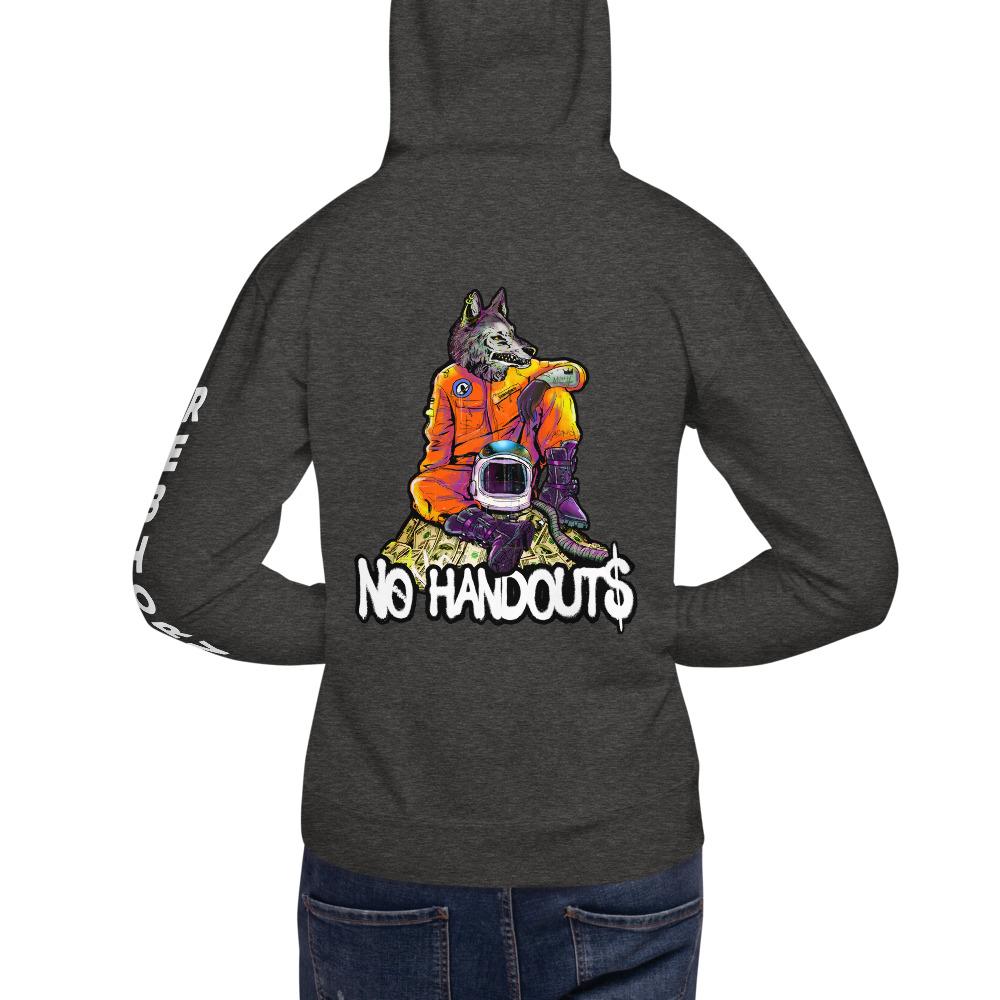 No Handouts Premium Unisex Hoodie