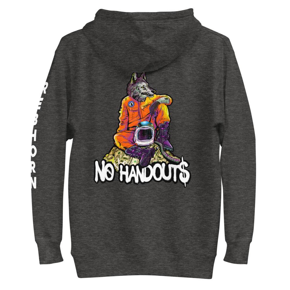 No Handouts Premium Unisex Hoodie