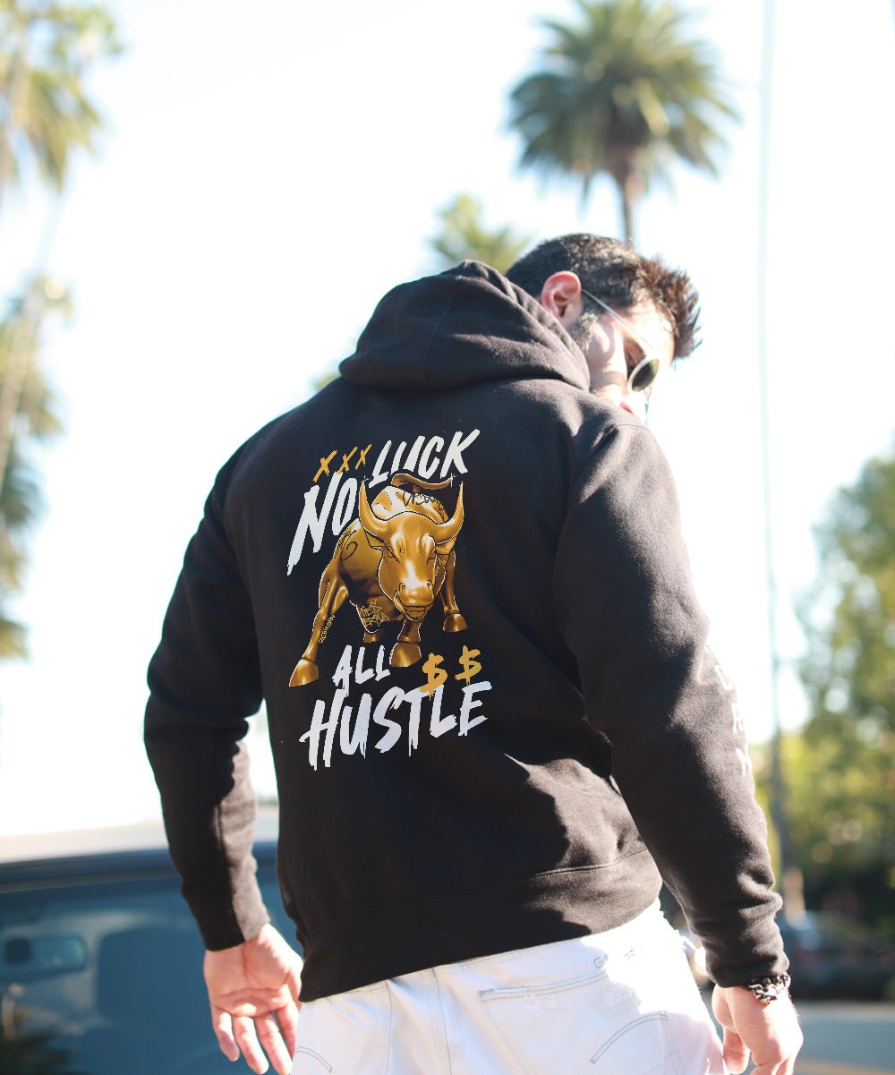 No Luck All Hustle Premium Unisex Hoodie
