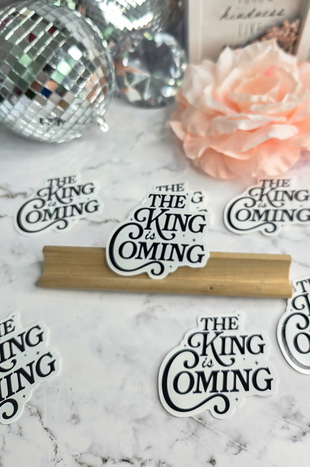 The King is Coming sticker